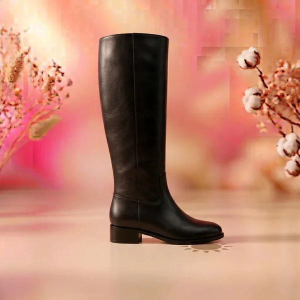 Illustrative render similar to ANINE BING Hilda Wide-Shaft Boots