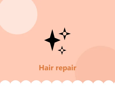 Illustrative render for Hair repair & shine (generic, not a specific product)
