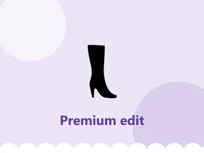 Illustrative render for The premium boot & bag edit (generic, not a specific product)