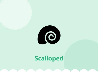 Illustrative render for Scalloped & whimsical home (generic, not a specific product)
